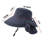 Designer Lightweight Ponytail Hole Visor Hats Summer Bucket Hats for Women Big Brim Outdoor Eye Protection Sunscreen Cap Sun Hat - Image 5