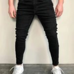 Men's Retro Fashion Jeans Classic Straight Leg Casual Comfortable Fit Men's Clothing