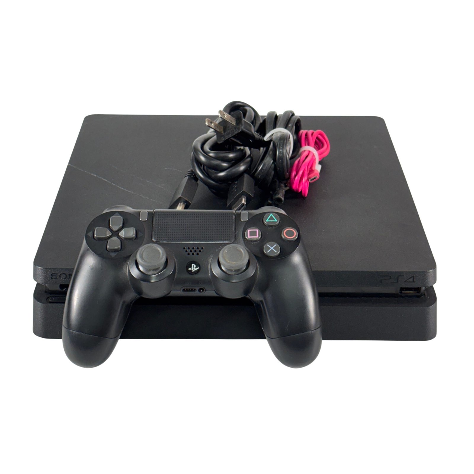 af26860e-f5d8-409f-b478-0a8c55fd4a94.jpg Sony PlayStation 4 Slim CUH-2015A 500GB HDD Black Home Video Game Console 6075 - Image 1