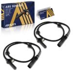 AISIN® Front, Driver and Passenger Side ABS Speed Sensor Set of 2