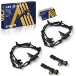 AISIN® Front and Rear, Driver and Passenger Side ABS Speed Sensor Set of 4