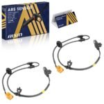 AISIN® Front, Driver and Passenger Side ABS Speed Sensor Set of 2