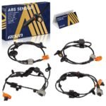 AISIN® Front and Rear, Driver and Passenger Side ABS Speed Sensor Set of 4