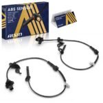 AISIN® Front, Driver and Passenger Side ABS Speed Sensor Set of 2