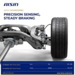 AISINĀ® Front, Driver and Passenger Side ABS Speed Sensor Set of 2 - Image 2