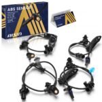 AISIN® Front and Rear, Driver and Passenger Side ABS Speed Sensor Set of 4