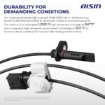 AISINĀ® Front, Driver and Passenger Side ABS Speed Sensor Set of 2 - Image 4