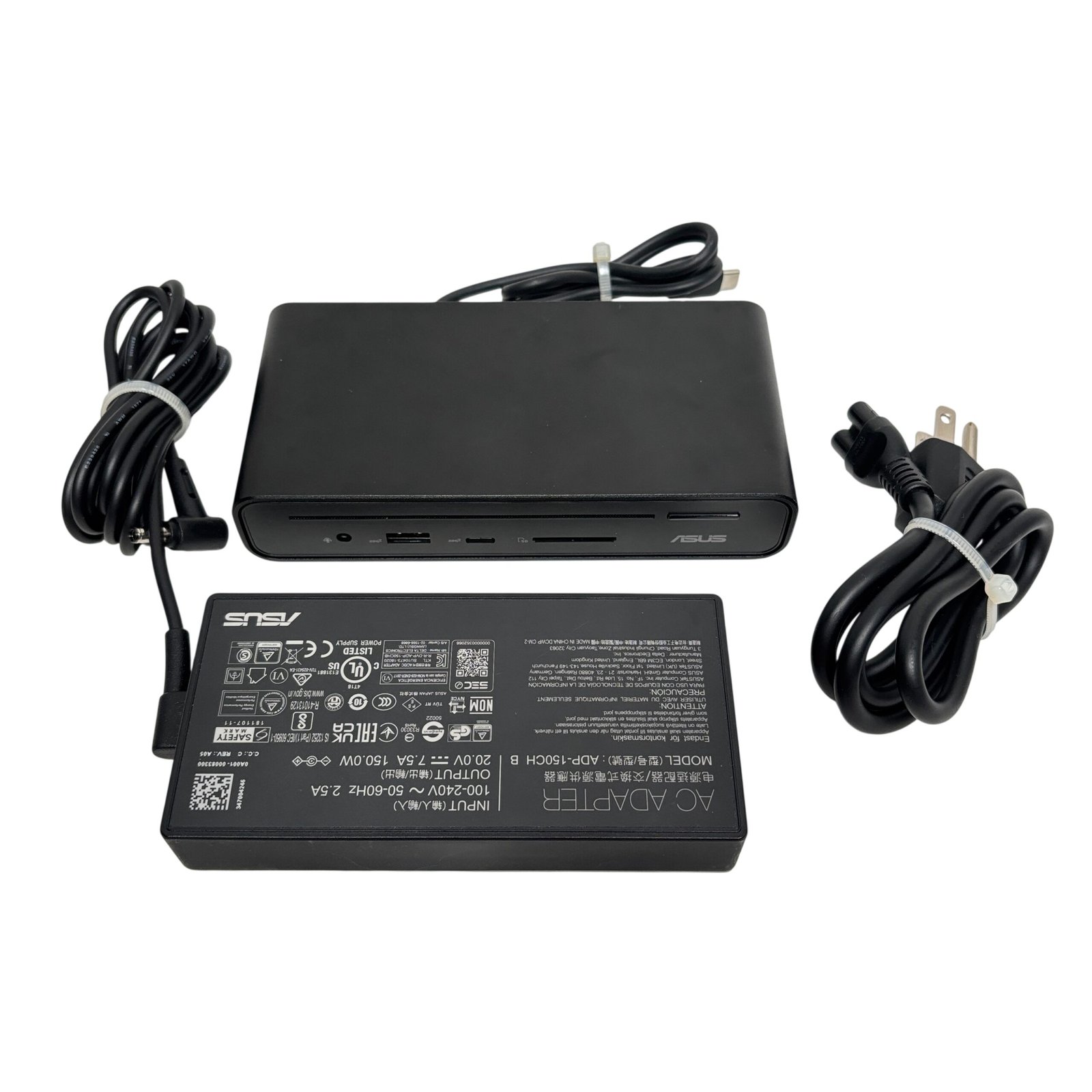 b3873be1-de2e-4c5e-9941-1071c7e9c037.jpg Asus DC300 4K 8 Port USB-C Triple Display USB-C Dock - Image 1