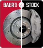Baer Brakes® Rear Brake Disc and Pad Kit, Zinc-Plated, Cross-drilled and Slotted, Ceramic - Image 2