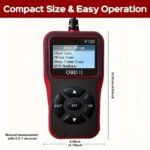 OBD2 Scanner Code Reader with 2.4" LCD Display - Professional Engine Diagnostic Tool - Image 2