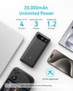 Anker Power Bank (20K, 87W, Built-In USB-C Cable) - Image 4