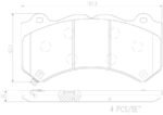 Brembo® Front PRIME Series Ceramic Brake Pad Set - Image 2