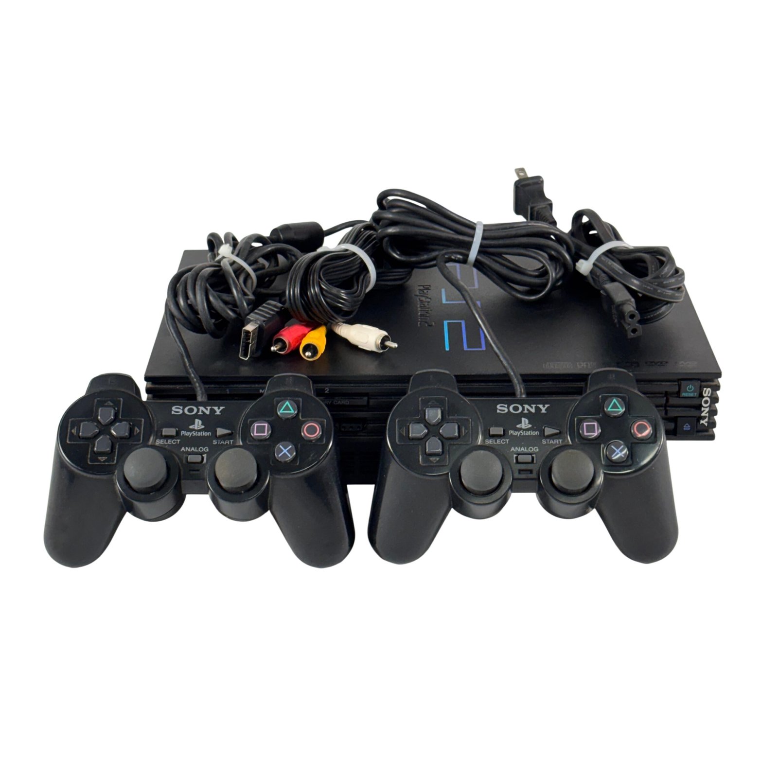 c2cb395a-2714-44a5-8aa8-d7aef5f8f81d.jpg Sony PlayStation 2 SCPH-39001 CD-ROM/DVD-ROM Home Video Game Console - Image 1