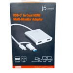 j5create JCA365 USB-C to Dual HDMI Multi-Monitor Adapter