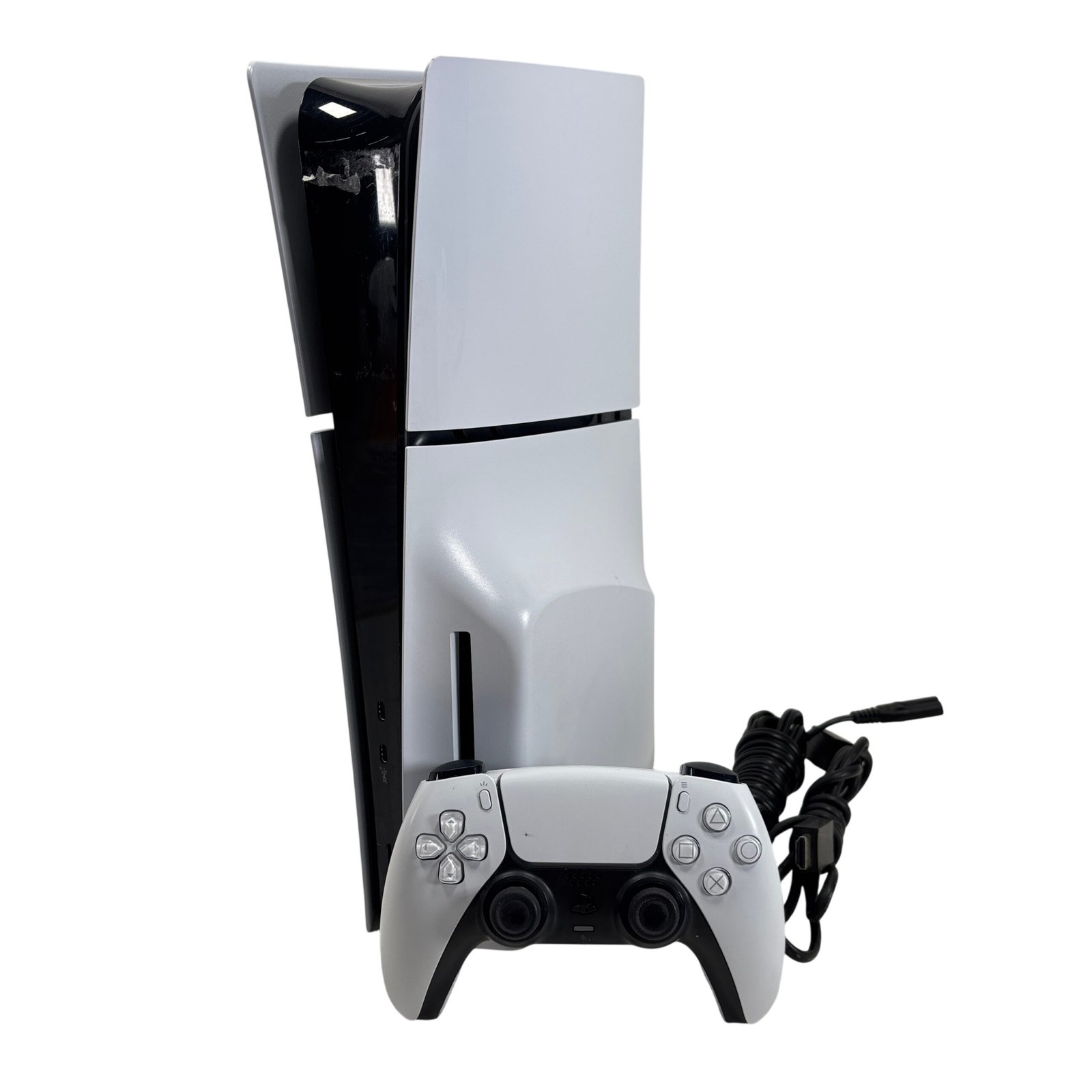 c8a30e8f-4a38-47c8-abbf-fe12bb5ea2c2.jpg Sony PlayStation 5 Slim Disc Edition CFI-2015 1TB White Video Game Console 6259 - Image 1