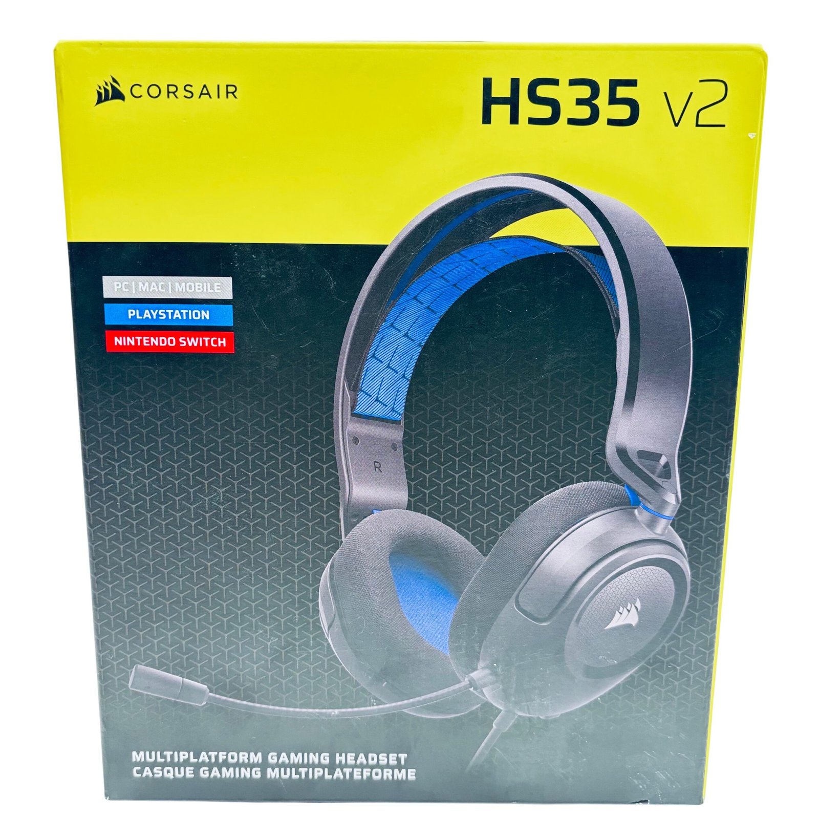 ddc3c647-b97d-49da-b55d-21ee3e0f911b.jpg Corsair HS35 v2 Multiplatform Gaming Headset Carbon 0982 - Image 1