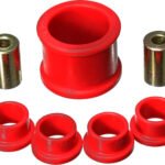 Energy Suspension® Steering Rack Bushing - Red, Polyurethane, Direct Fit, Kit