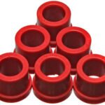 Energy Suspension® Steering Rack Bushing - Red, Polyurethane, Direct Fit, Kit