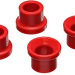 Energy Suspension® Steering Rack Bushing - Red, Polyurethane, Direct Fit, Kit