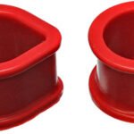 Energy Suspension® Steering Rack Bushing - Red, Polyurethane, Direct Fit, Kit