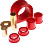 Energy Suspension® Steering Rack Bushing - Red, Polyurethane, Direct Fit, Kit