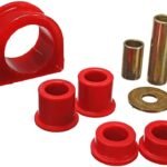 Energy Suspension® Steering Rack Bushing - Red, Direct Fit, Kit
