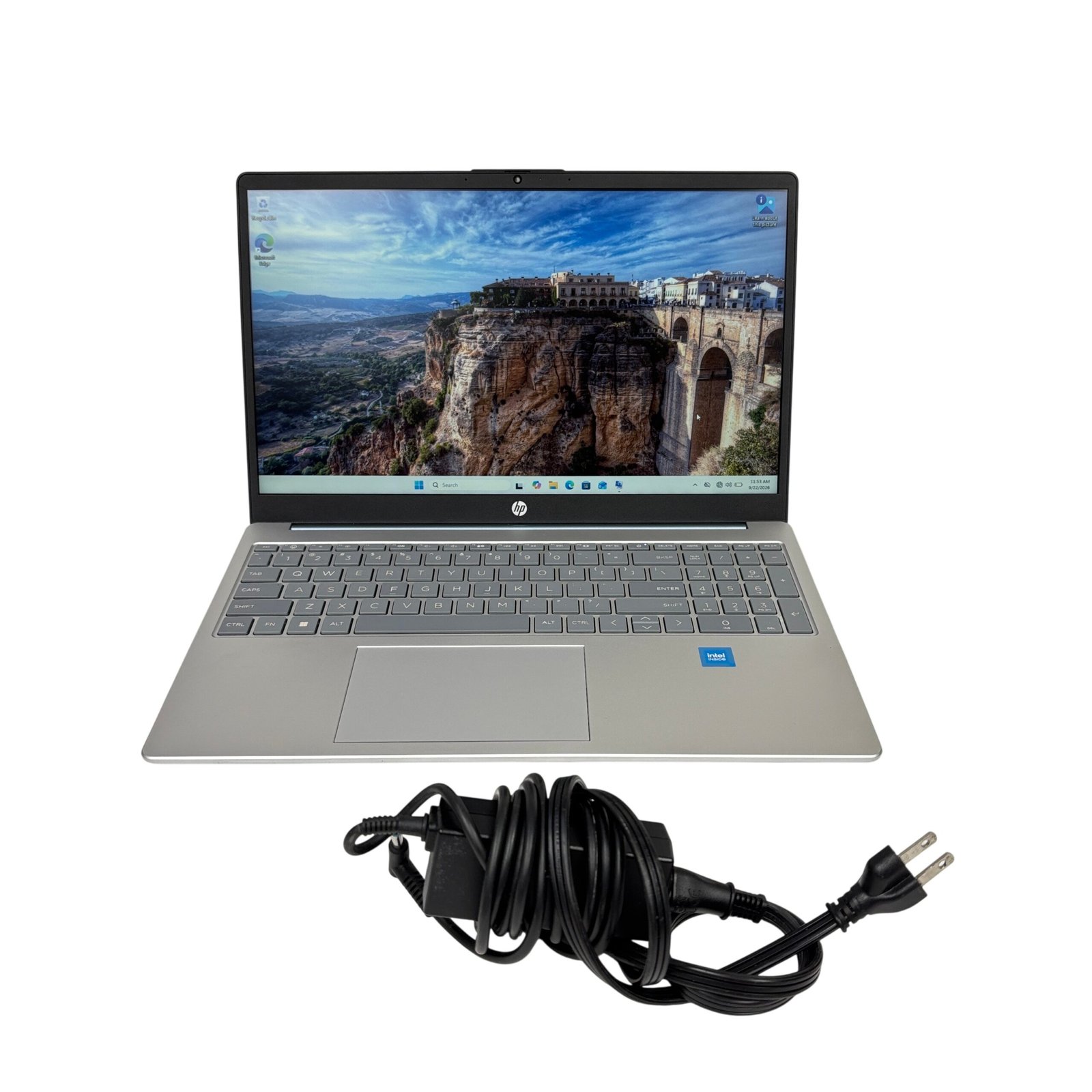 e1d29d51-2ad4-4b6d-abfc-ba641b900bad.jpg HP Laptop 15-fd0015tg Win 11 Intel Core N200 1.0GHz 8GB RAM 256GB SSD 15.6" - Image 1