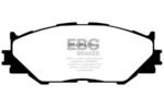 EBC® Front Redstuff Ceramic Low Dust Aramid Fiber Ceramic Brake Pad Set