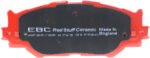 EBC® Front Redstuff Ceramic Low Dust Aramid Fiber Ceramic Brake Pad Set - Image 5