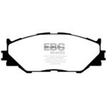 EBC® Front Redstuff Ceramic Low Dust Aramid Fiber Ceramic Brake Pad Set - Image 7