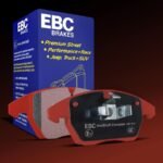 EBC® Front Redstuff Ceramic Low Dust Aramid Fiber Ceramic Brake Pad Set - Image 2