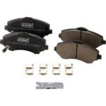 JC Whitney® Front Brake Pad Set, Semi-Metallic, For Braking System with 305mm Rear Disc Rotor, Except Heavy Duty Brakes