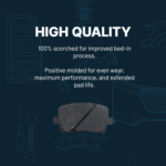 JC Whitney® Front Ceramic Brake Pad Set - Image 3