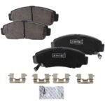 JC Whitney® Front Brake Pad Set, Ceramic, For Models with Standard Front Caliper, Pro-Line Series