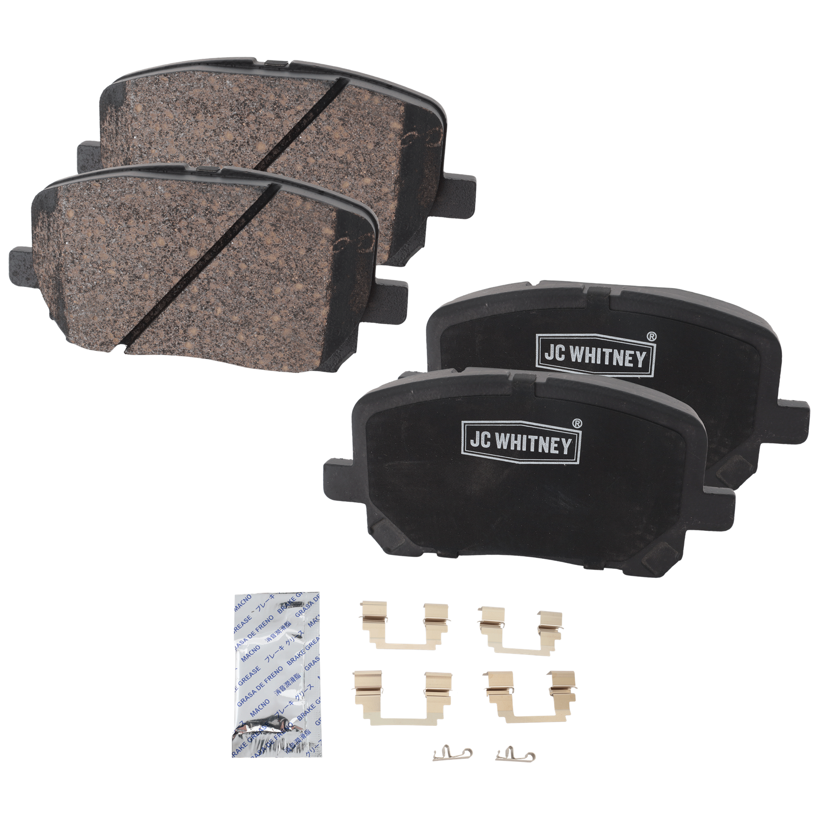 jstpsscp923_1.png JC Whitney® Front Brake Pad Set, Ceramic, Pro-Line Series - Image 1