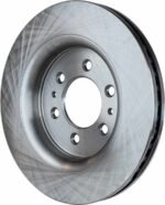JC Whitney® 2-Wheel Set Front Brake Disc and Pad Kit, Plain Surface 6 Lugs 350.01 mm Ceramic Pro-Line Series, Includes (2) Brake Disc and (1) Brake Pad Set - Image 2