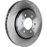 JC Whitney® 2-Wheel Set Front Brake Disc and Pad Kit, Plain Surface 6 Lugs 350.01 mm Ceramic Pro-Line Series, Includes (2) Brake Disc and (1) Brake Pad Set - Image 3