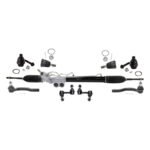 TrueDrive® 9-Piece Kit Front Suspension Kit, Includes (4) Ball Joint, (1) Steering Rack, (2) Sway Bar Link, and (2) Tie Rod End