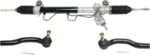 TrueDrive® 3-Piece Kit Front, Driver and Passenger Side, Outer Suspension Kit, Includes (1)Steering Rack and (2)Tie Rod End