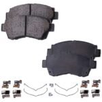 SureStop® 2-Wheel Set Front Brake Disc and Pad Kit, Plain Surface 5 Lugs 275.08 mm Ceramic Pro-Line Series, Includes (2) Brake Disc and (1) Brake Pad Set - Image 3