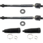 TrueDrive® 4-Piece Kit Driver and Passenger Side Suspension Kit, Includes (2) Steering Rack Boot and (2) Tie Rod End