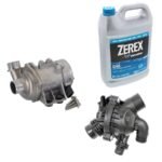 GenuineXL® 3-Piece Kit Water Pump, 3.0L, 6Cyl, New Genuine BMW, Includes (1) Water Pump, (1) Thermostat and (1) Coolant/Antifreeze