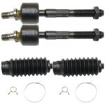 TrueDrive® 4-Piece Kit Front, Driver Side Suspension Kit, Includes (2) Steering Rack Boot and (2) Tie Rod End