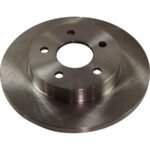 JC Whitney® 2-Wheel Set Rear Brake Disc and Pad Kit, Plain Surface 5 Lugs 270 mm Ceramic Pro-Line Series, Includes (2) Disc and (1) Pad Set - Image 2