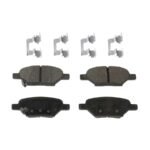 JC Whitney® 2-Wheel Set Rear Brake Disc and Pad Kit, Plain Surface 5 Lugs 270 mm Ceramic Pro-Line Series, Includes (2) Disc and (1) Pad Set - Image 7