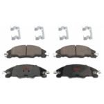 TRW® 2-Wheel Set Front Brake Disc and Pad Kit, Plain Surface 4 Lugs 275.34 mm Ceramic, Includes (2) Brake Disc and (1) Brake Pad Set - Image 3