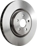 TRW® 4-Wheel Set Front and Rear Brake Disc and Pad Kit, Plain Surface, 5 Lugs, Semi-Metallic - Front, Ceramic - Rear, 380mm Front Disc, 350mm Vented Rear Disc, Heavy Duty Brakes - Image 2
