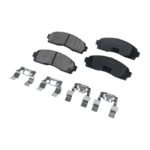 JC Whitney® 2-Wheel Set Front Brake Disc and Pad Kit, Plain Surface, 5 Lugs, 286.4 mm, Ceramic, RWD, Pro-Line Series, Includes (2)Brake Disc and (1)Brake Pad Set - Image 10
