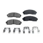 JC Whitney® 2-Wheel Set Front Brake Disc and Pad Kit, Plain Surface, 5 Lugs, 286.4 mm, Ceramic, RWD, Pro-Line Series, Includes (2)Brake Disc and (1)Brake Pad Set - Image 8