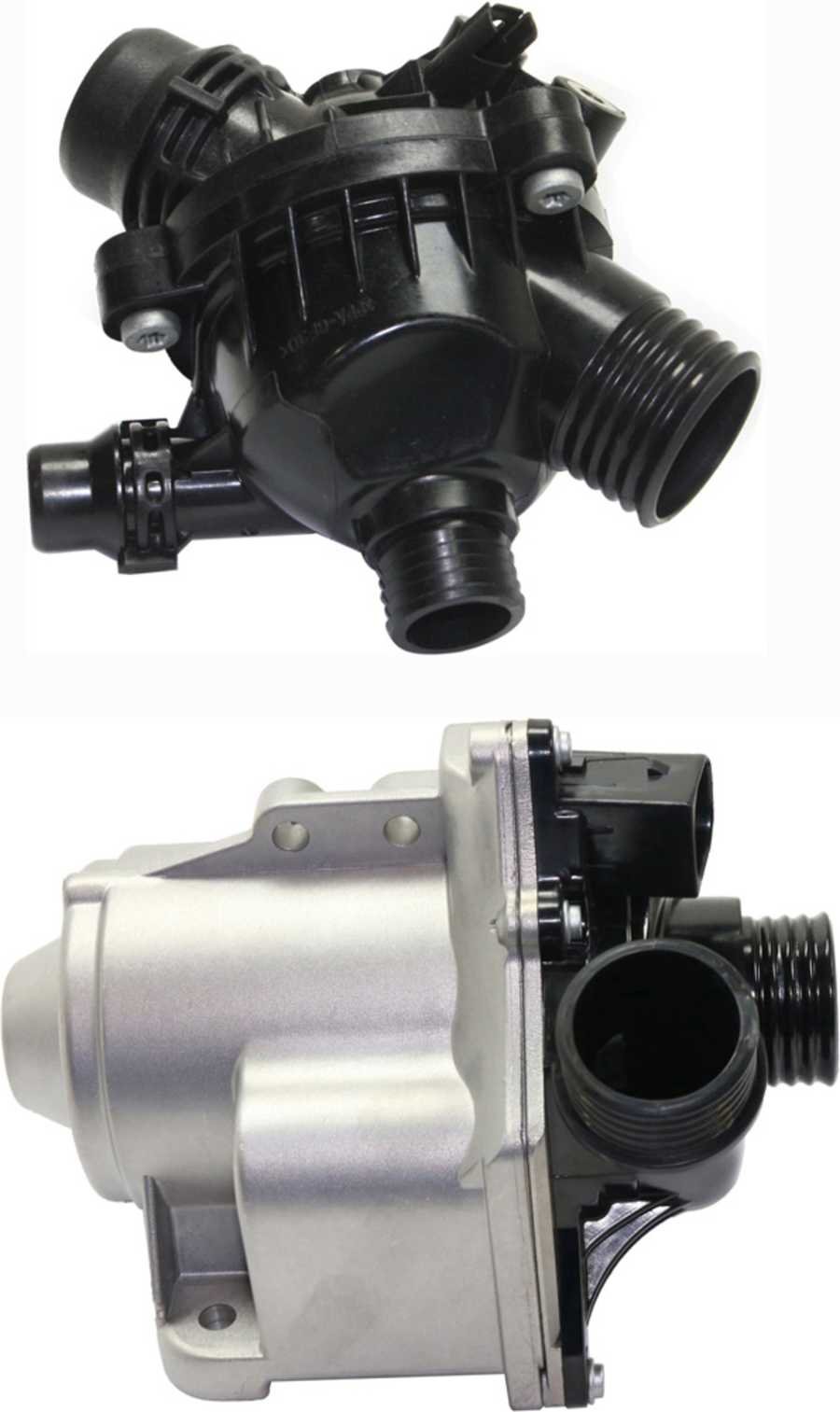 kit-112218-04_1.jpg DriveMotive® 2-Piece Kit Water Pump, 3.0L, 6Cyl, New, Includes (1) Water Pump and (1) Thermostat Housing - Image 1